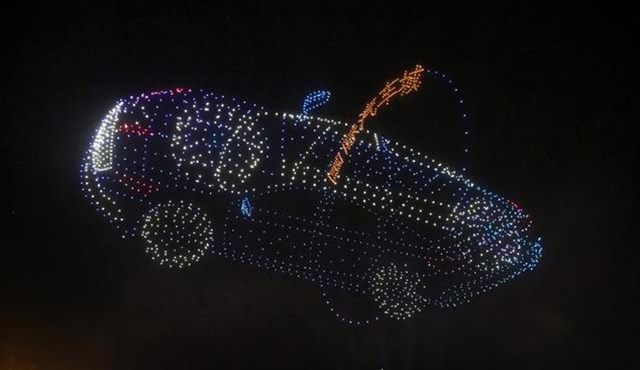 昨晚，2022架無人機點亮長春夜空！奉上完美演出(圖2)